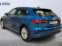 Begagnad Audi A3 Sportback Proline 150 HK (110 kW) 2023 Blå Halvkombi