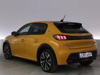 Begagnad Peugeot e-208 GT 100 kW (136 HK) 2022 Gul Halvkombi