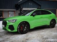 Begagnad Audi RS Q3 Sportback Black Edition 400 HK (294 kW) 2020 Grön SUV