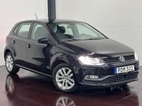 Begagnad VW Polo S 90 HK (66 kW) 2016 Svart Halvkombi