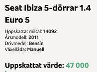 begagnad Seat Ibiza 5-dörrar 1.4 Euro 5