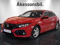 Begagnad Honda Civic Elegance 120 HK (88 kW) 2018 Röd Halvkombi