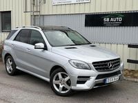 Begagnad Mercedes ML350 AMG line 258 HK (189 kW) 2015 Silver SUV