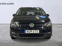 Begagnad VW Sharan 150 HK (110 kW) 2016 Svart Minibuss