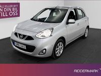 begagnad Nissan Micra 1.2 Tekna Sensorer Navi 2-Brukare 0.5L mil 2015, Halvkombi