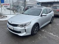 Begagnad Kia Optima Hybrid Sport 2018 Grå Sedan