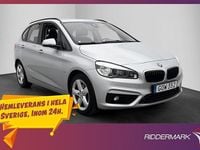 Begagnad BMW 220 Active Tourer Advantage 2016 Silver Minibuss