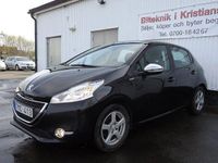 Begagnad Peugeot 208 82 HK (60 kW) 2013 Svart Halvkombi