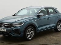 Begagnad VW T-Roc R-line 150 HK (110 kW) 2024 Petroleum blue metallic SUV