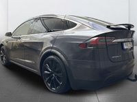 begagnad Tesla Model X 100D AP Luftfjädring Dragkrok 7-sits