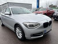 Begagnad BMW 120 Sport Line 184 HK (135 kW) 2013 Silver Halvkombi