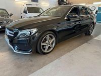 Begagnad Mercedes C220 AMG line 170 HK (125 kW) 2017 Svart Kombi