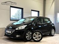Begagnad Peugeot 208 82 HK (60 kW) 2012 Svart Halvkombi