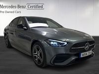 begagnad Mercedes C300 de AMG/Burmester/Drag/Backkamera/Pano/Mo