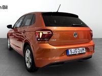 Begagnad VW Polo Comfortline 95 HK (69 kW) 2019 Orange Halvkombi