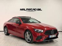 Begagnad Mercedes E300 AMG Line Premium 258 HK (189 kW) 2020 Röd Sportkupé