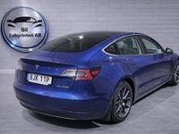 Begagnad Tesla Model 3 Long Range AWD 324 kW (441 HK) 2020 Blå Sedan