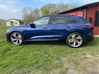 Begagnad Audi e-tron S-Line 300 kW (408 HK) 2021 Blå SUV