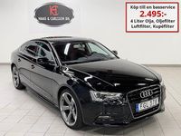 Begagnad Audi A5 Sportback 177 HK (130 kW) 2014 Svart Halvkombi