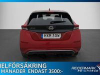Begagnad Nissan Leaf 360º 160 kW (218 HK) 2023 Röd Halvkombi