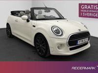 begagnad Mini Cooper Cabriolet Cabrio Convertible Chili H K Skinn Sensorer 2019,