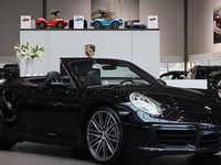 Begagnad Porsche 911 Turbo Cabriolet 540 HK (397 kW) 2017 Svart Cab