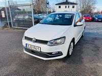 Begagnad VW Polo 90 HK (66 kW) 2016 Vit Halvkombi