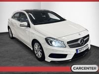 Begagnad Mercedes A200 AMG line 136 HK (100 kW) 2014 Vit Halvkombi
