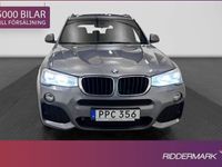 begagnad BMW X3 xDrive20d M Sport Navi Sensorer Dragkrok Nyserv 2016, SUV