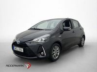 Begagnad Toyota Yaris Hybrid Active 101 HK (74 kW) 2018 Svart Halvkombi