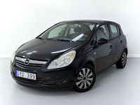 Begagnad Opel Corsa 75 HK (55 kW) 2008 Svart Halvkombi