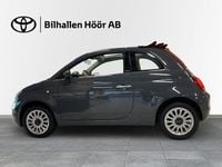 Begagnad Fiat 500 Lounge 69 HK (50 kW) 2019 Grå Halvkombi