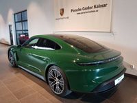 begagnad Porsche Taycan PTS Britishracinggreen För Omgående Leverans