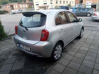 begagnad Nissan Micra 1.2 CVT Euro 6 80hk .Automat , Låga mil,Bensin