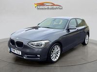 Begagnad BMW 118 Sport Line 143 HK (105 kW) 2013 Grå Halvkombi