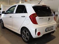 Begagnad Kia Picanto 67 HK (49 kW) 2015 Vit Halvkombi