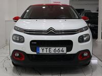 Begagnad Citroën C3 PureTech 82 HK (60 kW) 2017 Vit Halvkombi