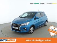 Begagnad Mitsubishi Space Star 80 HK (58 kW) 2020 Blå Halvkombi