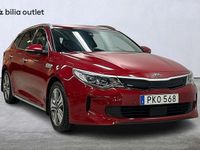 Begagnad Kia Optima Hybrid Sport 2018 Röd Sedan
