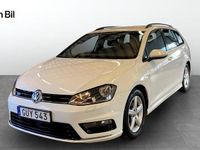 Begagnad VW Golf VII R-line 150 HK (110 kW) 2016 Vit Kombi