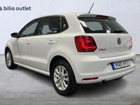 Begagnad VW Polo 90 HK (66 kW) 2015 Vit Halvkombi