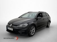 Begagnad VW Golf VII R-line 150 HK (110 kW) 2019 Svart Kombi