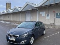 Begagnad Peugeot 308 SW 120 HK (88 kW) 2014 Grå/blå Kombi