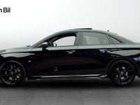 Begagnad Audi RS3 Design 400 HK (294 kW) 2023 Svart Sedan