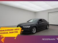 Begagnad Audi A6 S-Line 190 HK (139 kW) 2017 Svart Sedan
