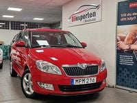 Begagnad Skoda Fabia Elegance 69 HK (50 kW) 2010 Röd Halvkombi