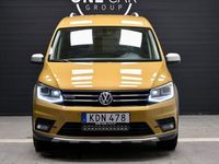 Begagnad VW Caddy 150 HK (110 kW) 2018 Gul Minibuss