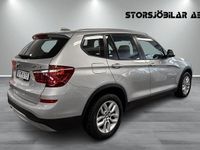 Begagnad BMW X3 190 HK (139 kW) 2017 Silver SUV