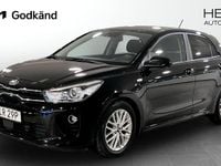 Begagnad Kia Rio Plus 120 HK (88 kW) 2019 Svart Halvkombi
