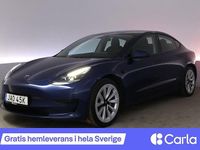 Begagnad Tesla Model 3 Standard Range 235 kW (320 HK) 2022 Blå Sedan